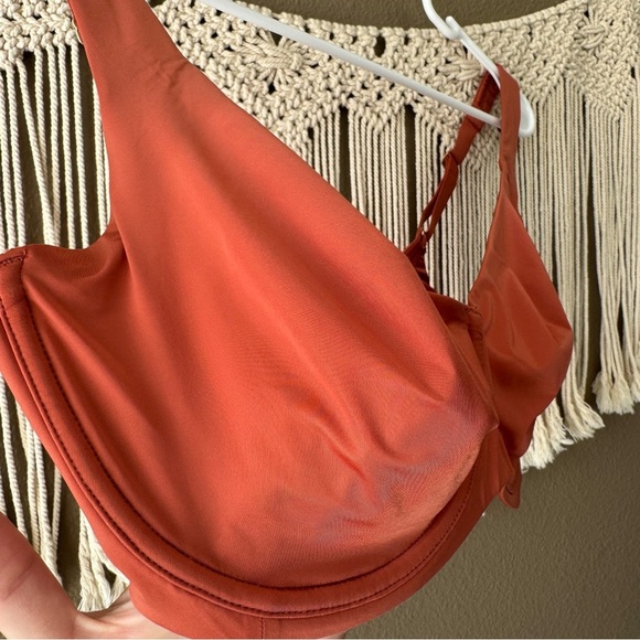 CUUP Scoop Bra red Orange supportive adjustable EUC B - Picture 3 of 11